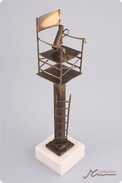 Statyett i metall -  MET057