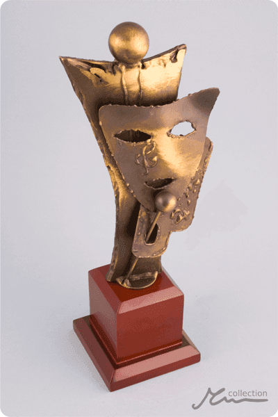 Statyett i metall -  MET061
