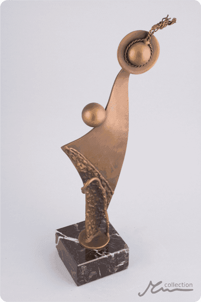 Statyett i metall -  MET063