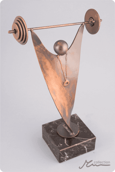 Statyett i metall -  MET073