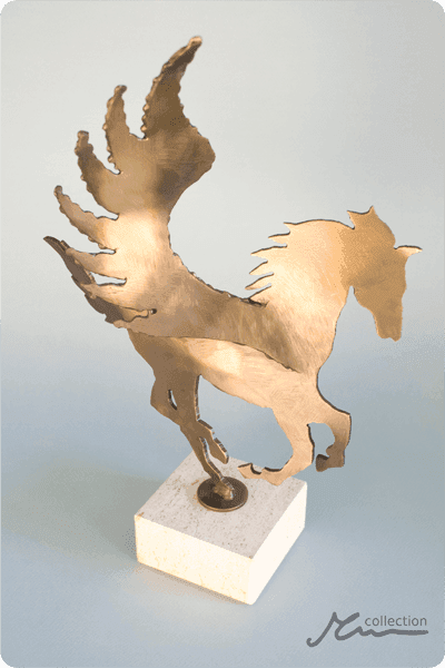 Statyett i metall -  MET078