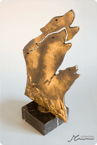 Statyett i metall -  MET079