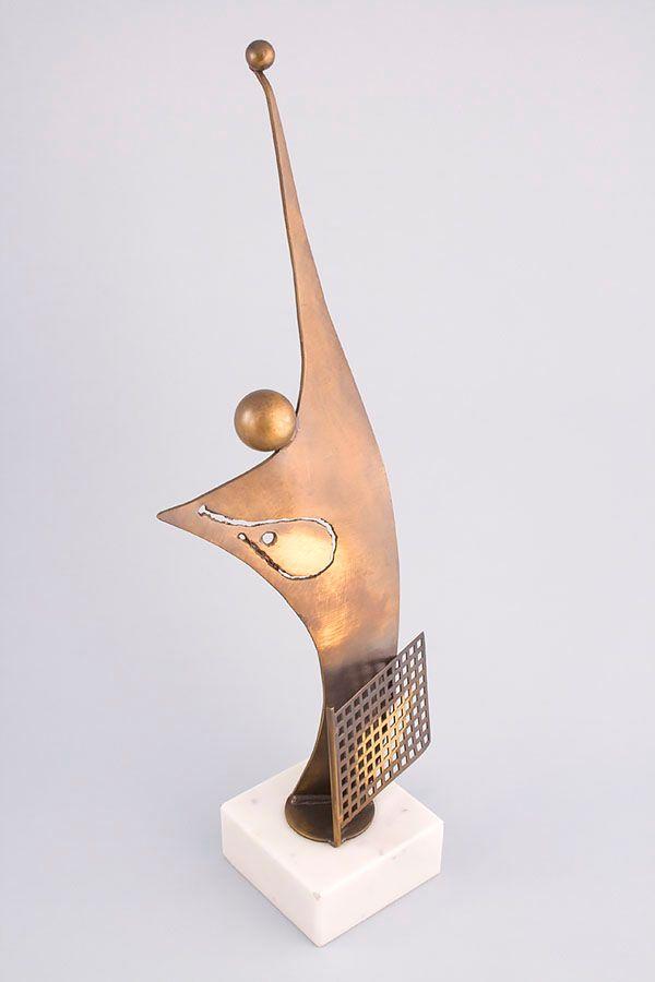 Statyett i metall -  MET007