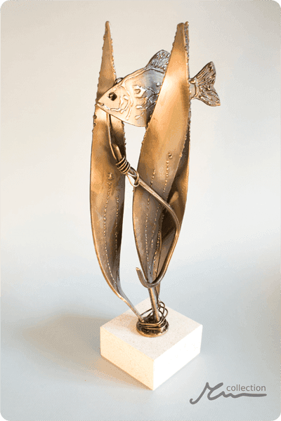 Statyett i metall -  MET080