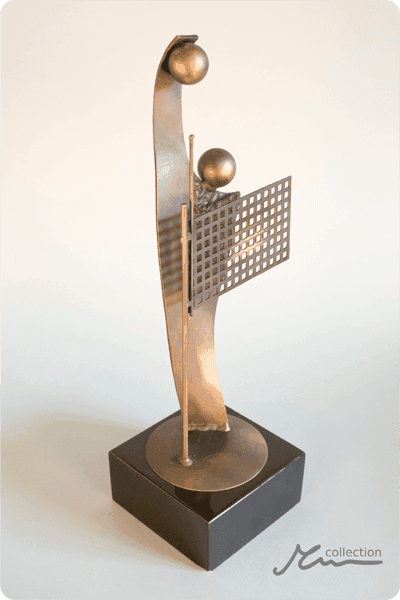 Statyett i metall -  MET082