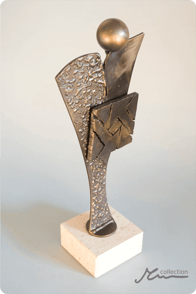 Statyett i metall -  MET084