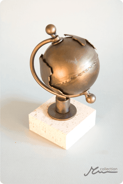 Statyett i metall -  MET087