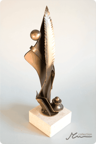 Statyett i metall -  MET088