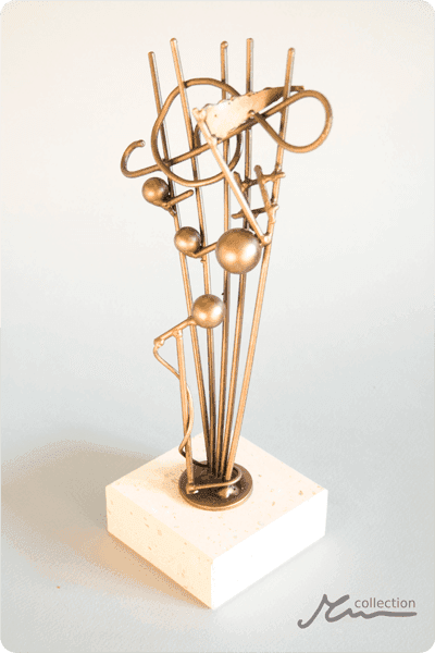 Statyett i metall -  MET092