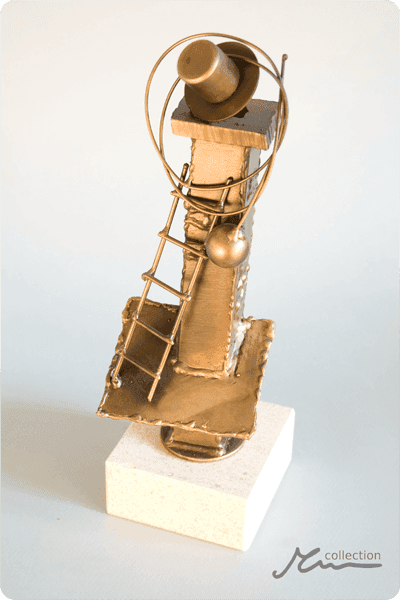Statyett i metall -  MET093