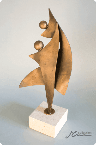 Statyett i metall -  MET094