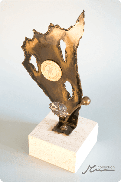 Statyett i metall -  MET095