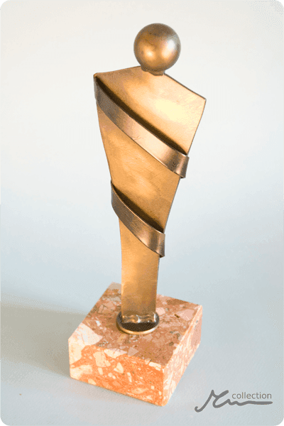 Statyett i metall -  MET096