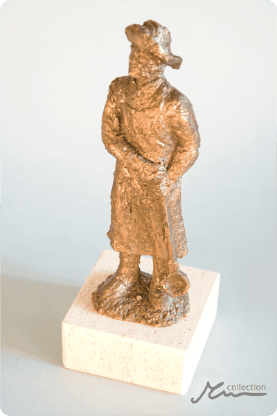 Statyett i metall -  MET098