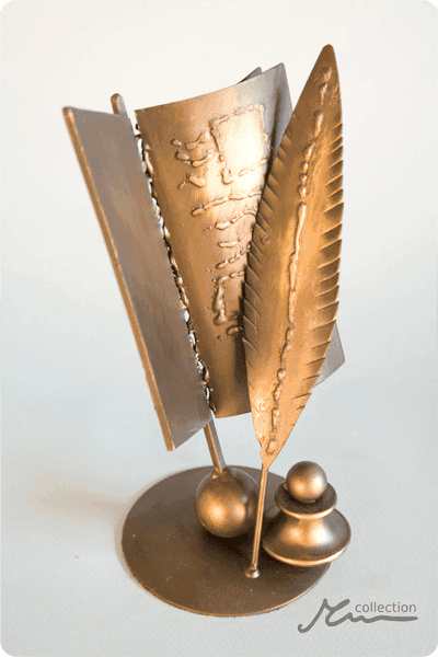 Statyett i metall -  MET099