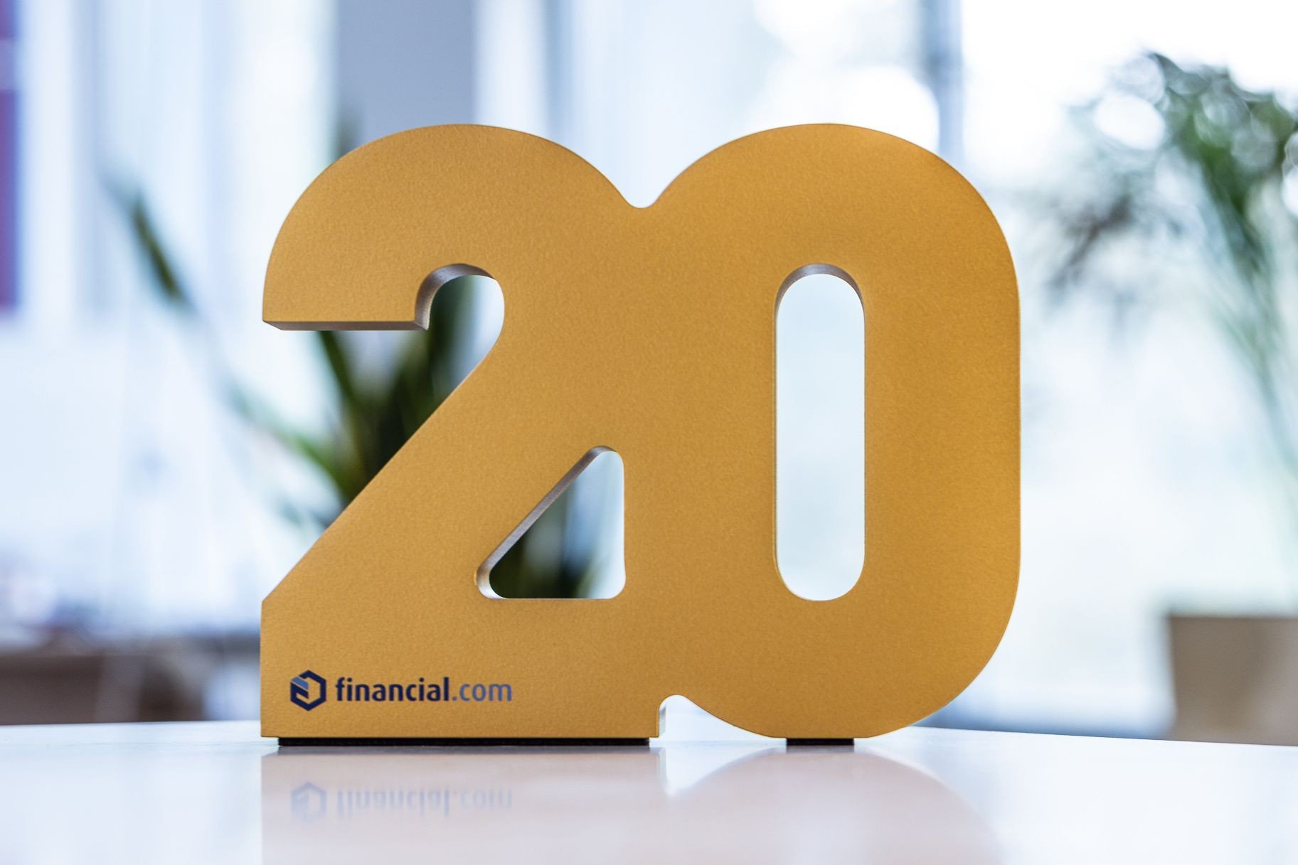 statuetka druk3d Financial com glasso